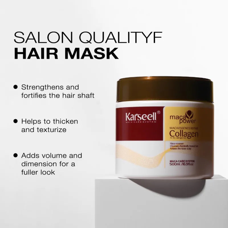Karseell Hair Mask for Dry & Damaged Hair – Deep Repair & Smooth Shine