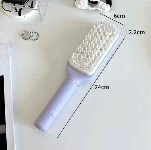 Self-Cleaning Rotating Lifting Comb