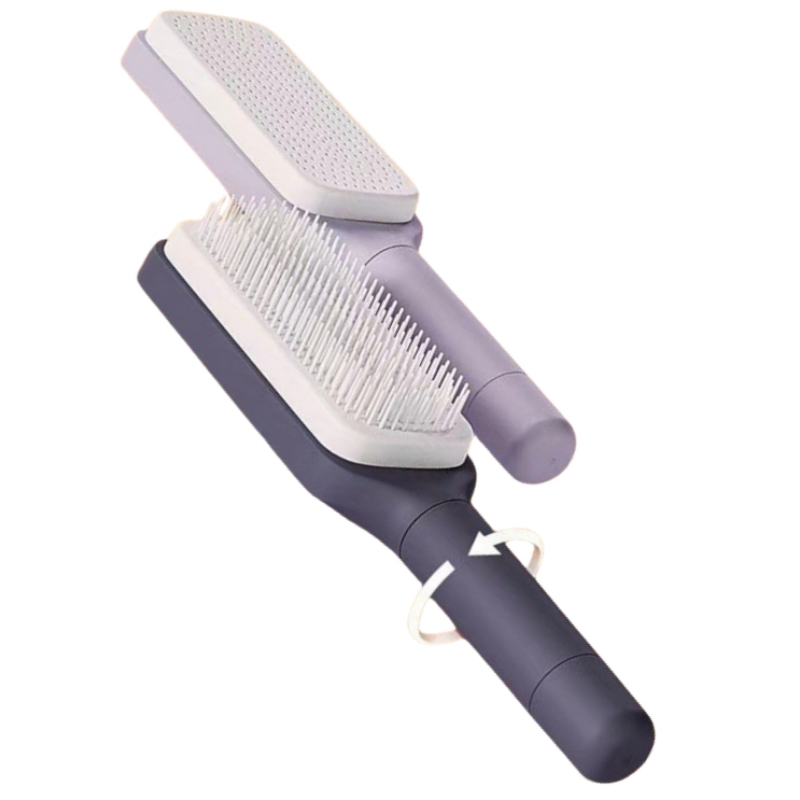 Self-Cleaning Rotating Lifting Comb