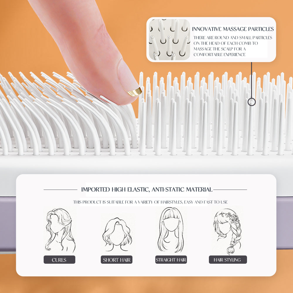 Self-Cleaning Rotating Lifting Comb