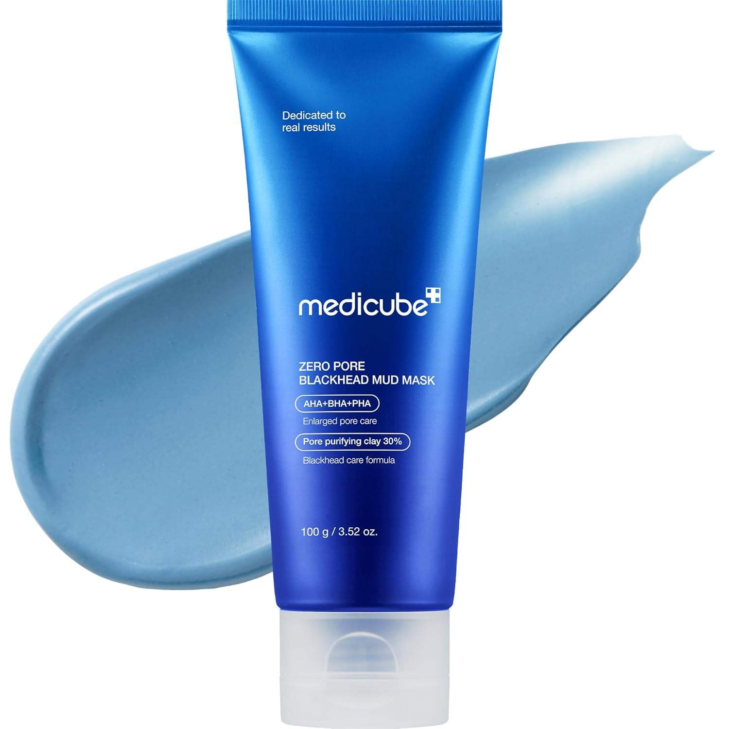 Medicube Zero Pore Blackhead Mud Facial Mask (Blue) | 3-Minute Pore Care Mask