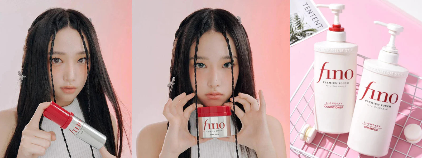 Fino Premium Touch Hair Mask 230g jar for damaged hair repair and intense moisture care